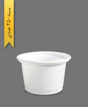 سطل ماستی 1300 شیری - ظروف یکبار مصرف آیاتای