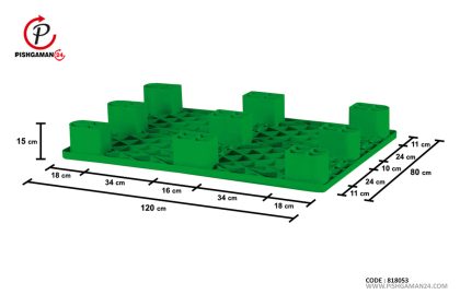 پالت 80 × 120 کد 128 - مصنوعات پلاستیکی سبلان پلاستیک