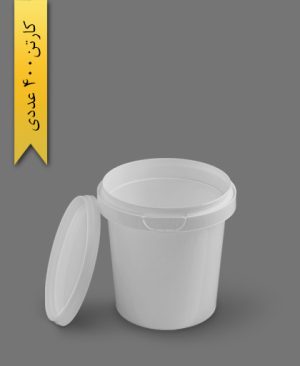 سطل ماکروویو 400cc سفید - ظروف یکبار مصرف پولاد پویش