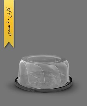 ظرف کیک رویال متوسط - ظروف یکبار مصرف صنایع پلاستیک خوزستان