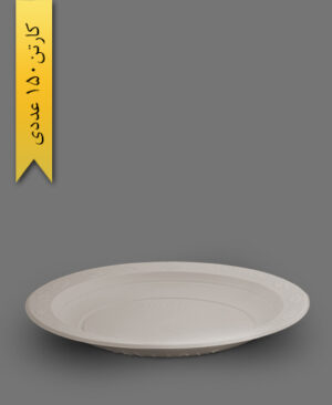 بشقاب گیاهی بزرگ - آملون ( بسته 150 عددی )