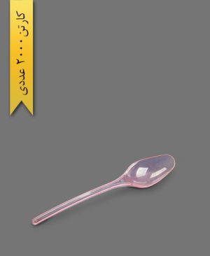 قاشق موج قرمز - طب پلاستیک ( کارتن 2000 عددی )